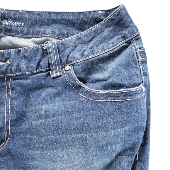 Lane Bryant Slim Boot Genius Fit Jeans Womens Size 20 Embellished Back Pockets - Picture 4 of 6